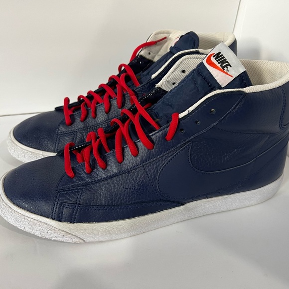 Nike Blazer Mid Trainers In Blue size 13 - Picture 12 of 16